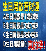 吕梁你的生日尾数是几？命运如何？